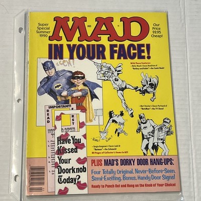 Mad magazine Super special In Your Face #71 Batman & Robin Issue 1990
