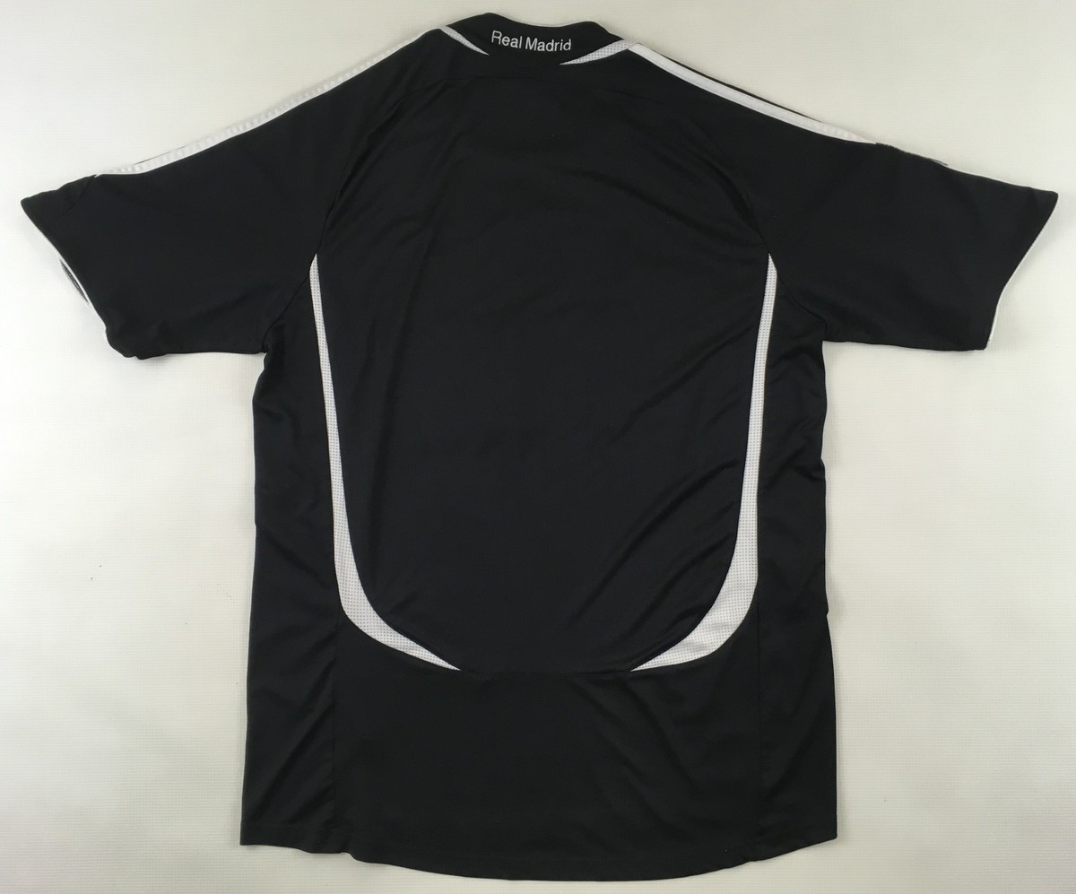 Real Madrid 2006 2007 Adidas jersey shirt black camiseta