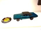 Vintage 1968 Hot Wheels Redline Custom T-Bird Aqua Blue Sweet 16 Hong Kong W/ Bu