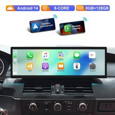 14.9'''' Autoradio f�r BMW E60 E61 CCC Carplay Android 14 8+128G SWC GPS Radio DSP