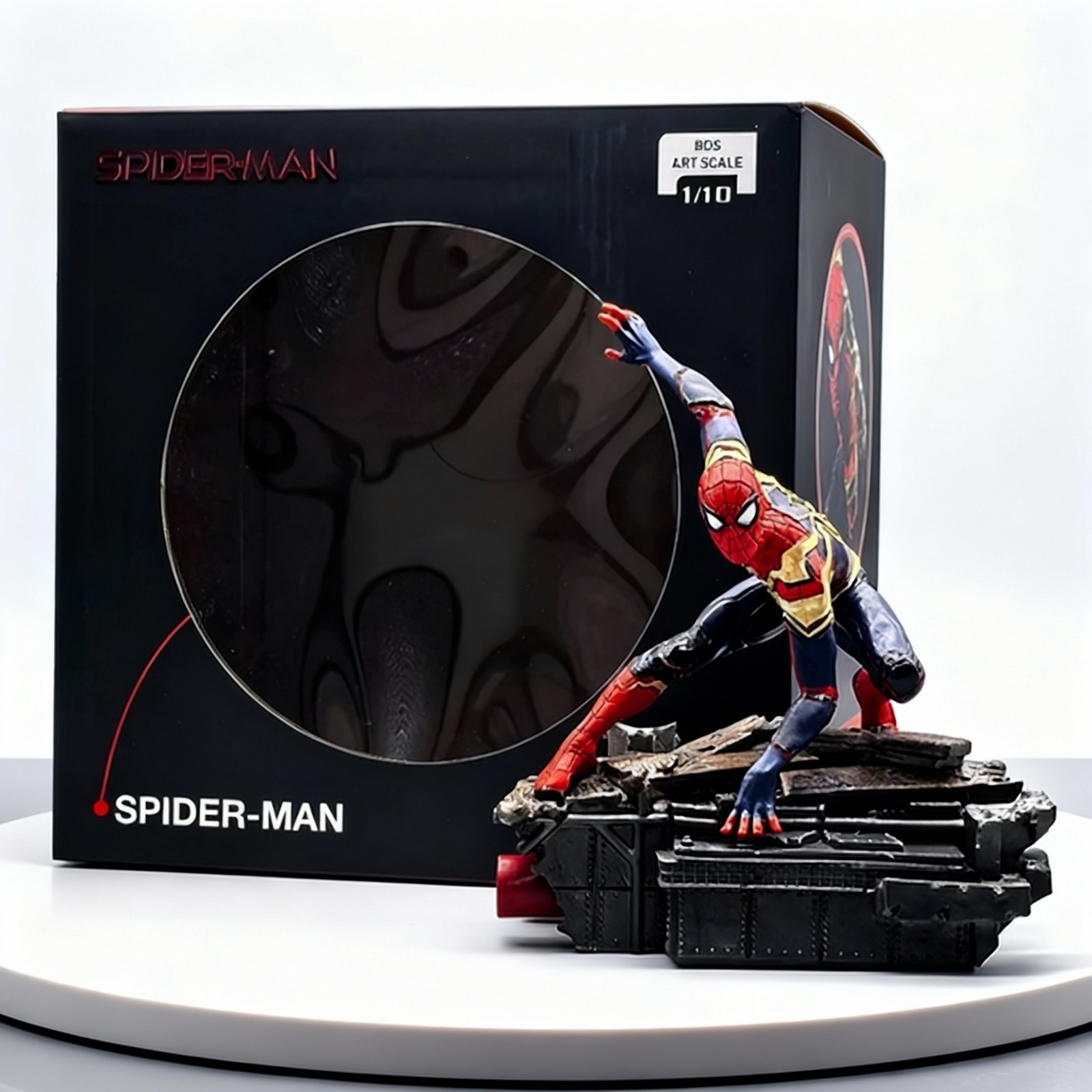 Spider-Man No Way Home Figure 6in Classic Pose Statue Model 