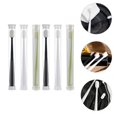 6 Pcs Nano Toothbrushes Extra Fine Bristles for Sensitive Gum Cleaning
