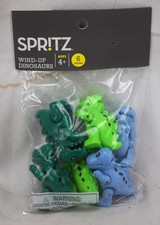Spritz Wind-Up Dinosaurs Pack of 6 NIP New In Package