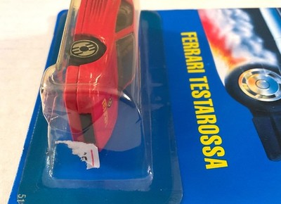 Hot Wheels FERRARI TESTAROSSA - 1990 BLUE CARD Int't (US #35) 5111