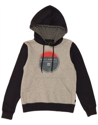 BILLABONG Jungen Grafik Hoodie Pullover 13-14 Jahre Navy Blau Colourblock BZ05