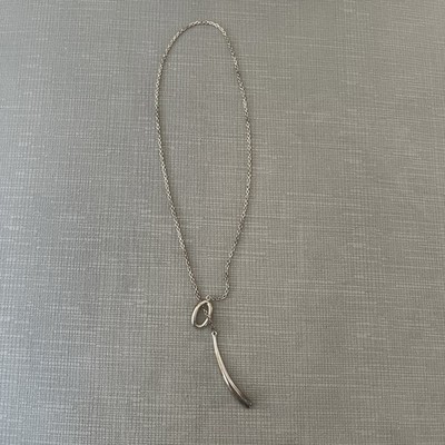 RLM Studio Sterlingsilber Modernist Lariat 21'' Halskette - 22,72 Gramm Artikel #S892