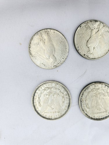10 Dólares 90% Plata 5 Morgan 5 Paz - Imagen 6 de 8