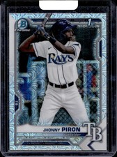 2021 Bowman Chrome #BCP-239 Jhonny Piron Prospects Mojo Refractor