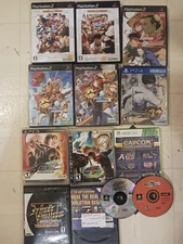 Entire Street Fighter 3 series plus many Capcom and Snk games. Bonus Xmen game