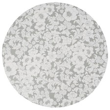 Round Vinyl Fitted Tablecloth Waterproof Elastic Edge Wipeable Table Cloth Table