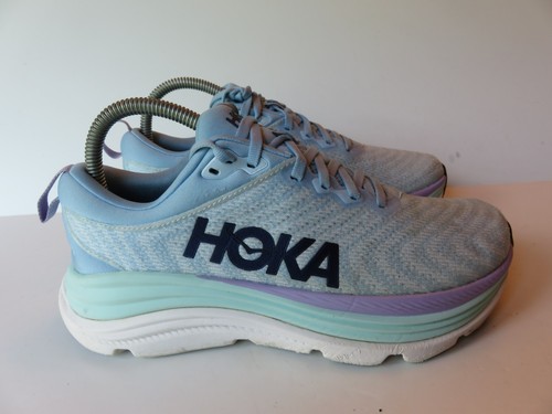 HOKA ONE ONE Women Gaviota 5 ABSO Alpine Blue Running Shoes Sneakers Size 7B - Picture 7 of 13