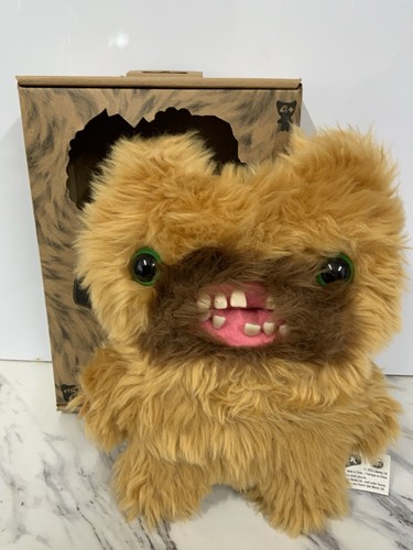 Hairy Fuggs Screech Brown Coloured 22cm Funny Ugly Monster Soft Toy Plush NEW - Picture 3 of 8