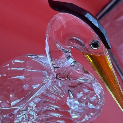 スワロフスキー　鷺（サギ）Silver heron Swarovski Crystal - Silver Heron - Retired #A7670NR000001 | eBay