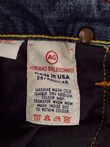 AG Adriano Goldschmied Jeans Womens 29 Cupid Relaxed Boot Button Fly Made USA - Picture 10 of 16
