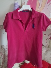 RALPH LAUREN MAGLIA POLO DONNA COTONE TG S 