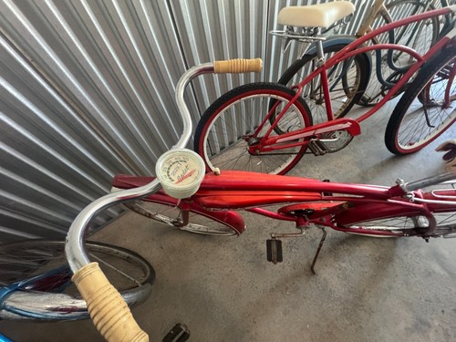 Vintage 50s Roadmaster Restored Streamliner Bicycle Red Wall Tires! - Picture 11 of 13