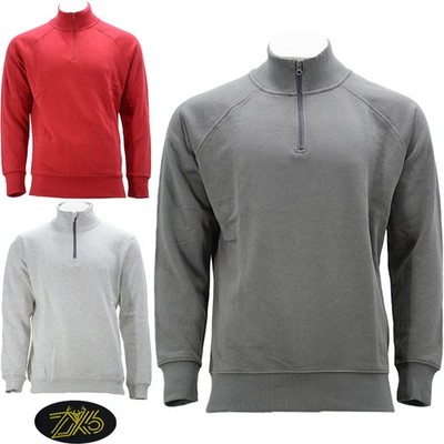 Herren High Neck Pullover Warm Winter Half Zip Sweater Full Sleeve Pulli Sweats