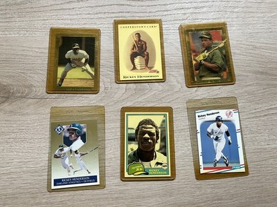 6 Cards Karten Baseball Rickey Henderson #3