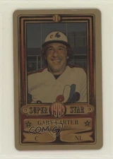 1983 Perma-Graphics/Topps Credit Cards Gold Gary Carter #150-SSA8303 HOF