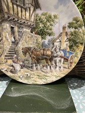 Vintage Wedgewood 'Morning In The Farmyard' 1988 Collectors Decorative Plate
