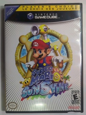 GameCube GC - Super Mario Sunshine - Players Choice w/Manual