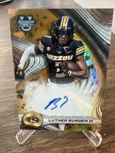2024 Bowman's Best University Best of 2024 Autographs Luther Burden #BOA-LB /50