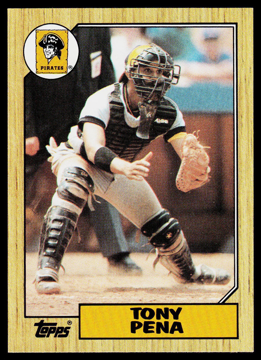 Tony Pena 1987 Topps: #60 Pittsburgh Pirates