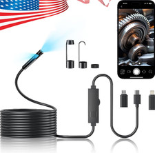 Portable HD Inspection Borescope Endoscope Camera Waterproof Auto Snake Camera