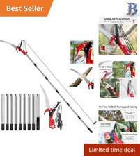 15.7’’ Pole Saws for Tree Trimming - Dual-Pulley Tree Pruner, Tree Trimmers L...