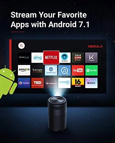 NEBULA Anker Capsule tragbarer Mini-Projektor Android TV Wi-Fi 100 ANSI - Bild 2 von 3