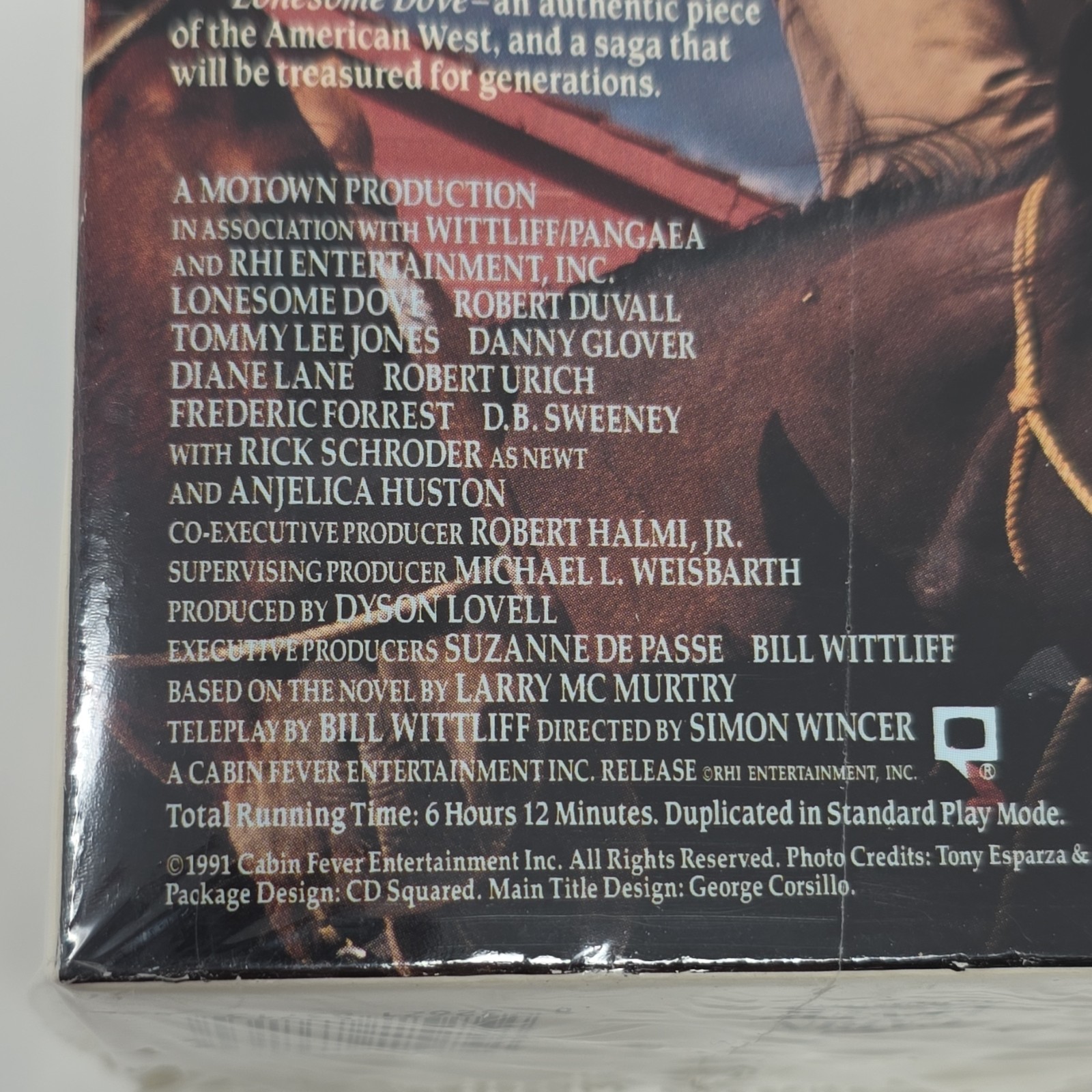 Cabin Fever Lonesome Dove VHS Box Set Western 1991 Robert Duvall Tommy Lee Jones thumbnail 5