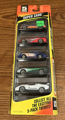 1996 Matchbox SUPER CARS EXCLUSIVE DESIGNS 5 Pack