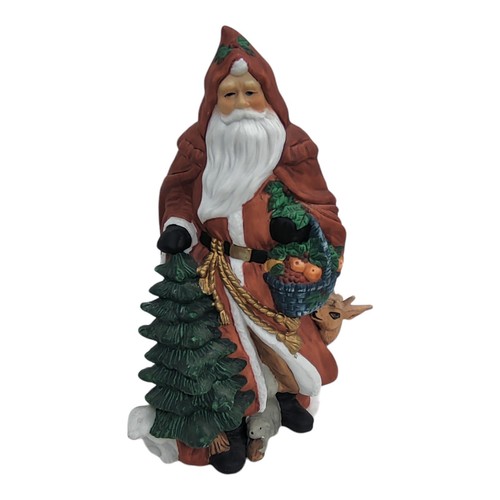 3er Set Traditions Marke Porzellan Weihnachtsmann 8" Figuren reich bemalt sehr guter Zustand - Bild 6 von 18