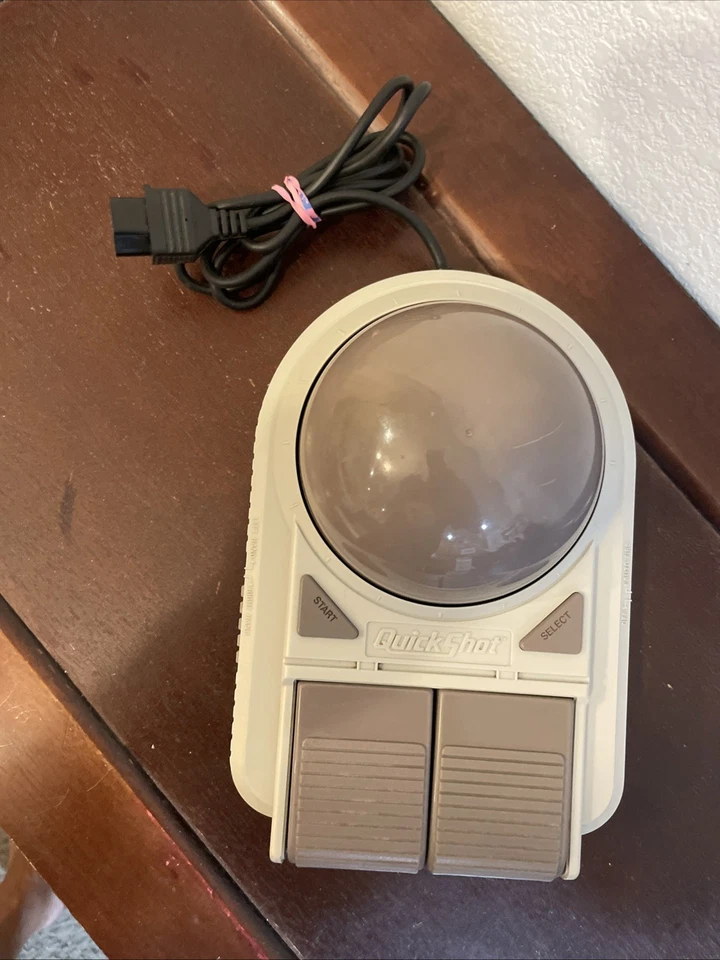 Controlador QuickShot para Joystick Joyball NES Deluxe Modelo QS-121 Nintendo Funciona Foto 3 de 4