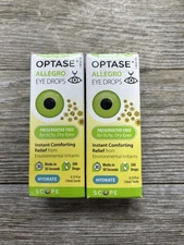 Lot of 2 -Optase Allegro Eye Drops for Dry Eyes, Exp:05/2026