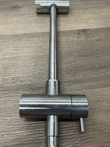 Signature Hardware SHSR7010ZBN Shower Rail with Slide Bar - Brushed Nickel READ* - Picture 10 of 15