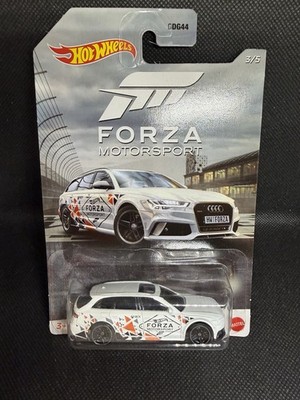 Hot Wheels Forza Motorsport White 17 Audi RS 6 Avant Model DIecast Gift