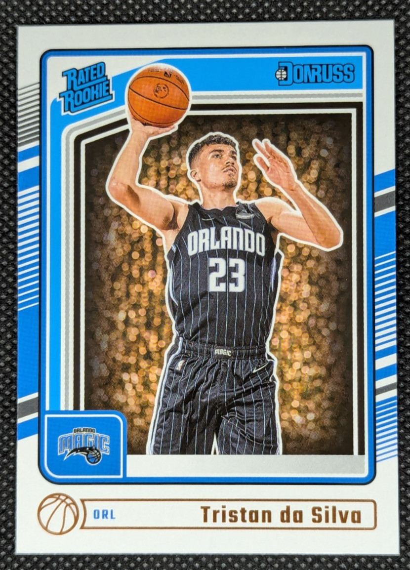 2024-25 Panini Donruss Rated Rookie Tristan da Silva #203 Press Proof Silver RC