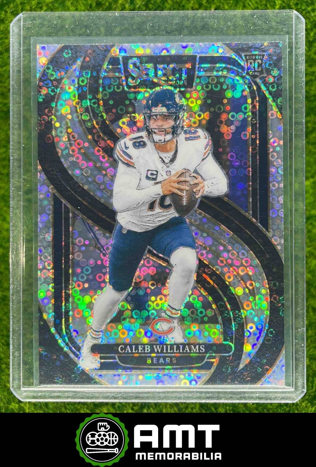 Caleb Williams RC 2024 Panini Select Disco Prizm Premier Chicago Bears #114