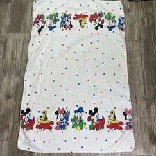 Disney Babies Flannel Receiving Baby Lovey Blanket 26" x 39" 80's