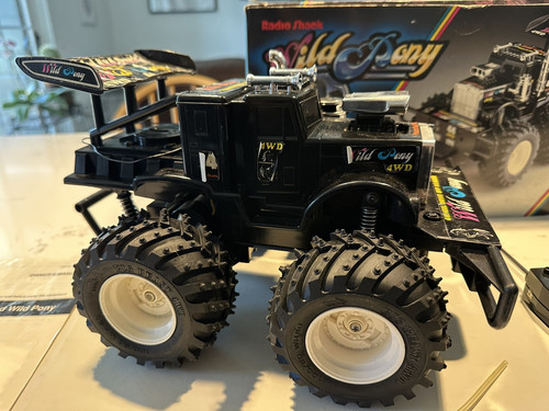 1989 Radio Shack Wild Pony Radio Controlled 4 Wheel Drive With Box - Picture 2 of 10