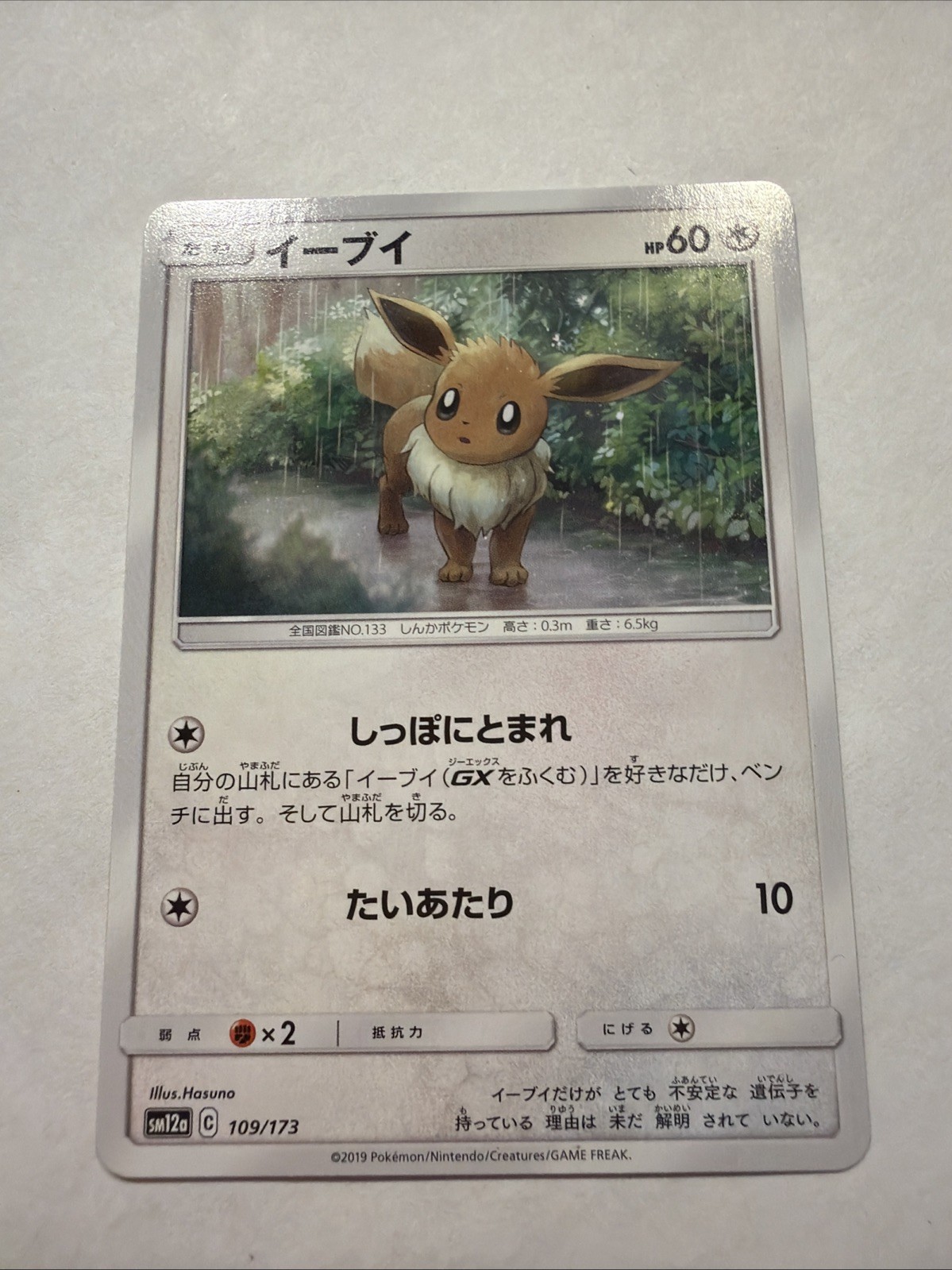 Eevee SM12a: TAG TEAM GX: Tag All Stars 109/173 NM