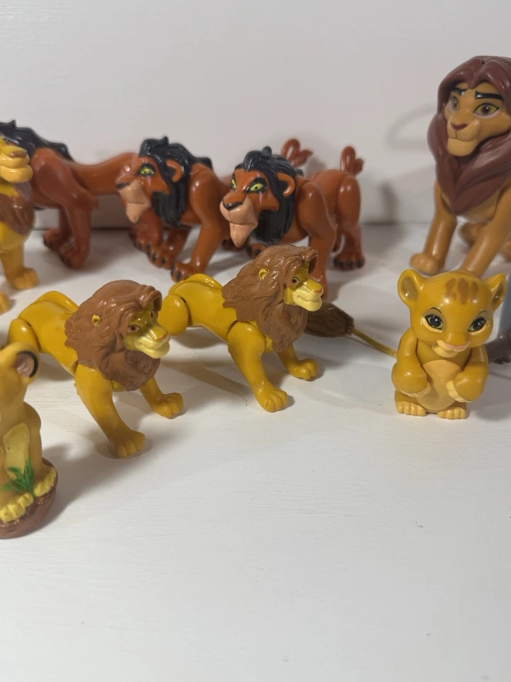 Винтажный Disney Король Лев фигурки McDonalds Burger King игрушки смешанный лот из 16 - Изображение 4 из 4