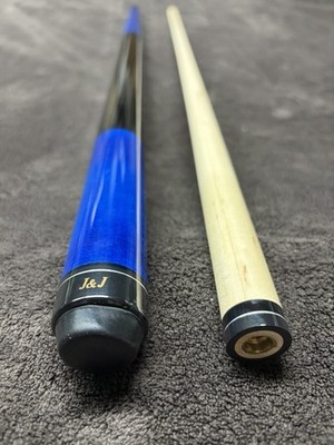 ビリヤード　キュー j&j J&J Blue Stained Wrapless Dedicated Break Cue Stick | eBay