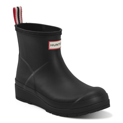 NEW Hunter Women s 11 Play Short Rain Boots Rubber Waterproof Wellies - Black