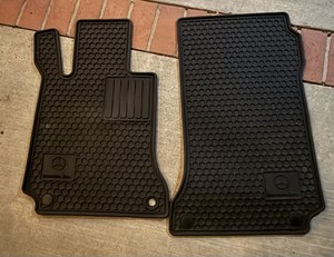 2012 Mercedes Benz C300 Set Of 2 Front All Weather Rubber Floor Mats Oem