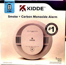 Kidde AA Battery Powered Smoke  Carbon Monoxide Detector DAMAGED BOX