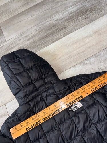 The North Face Goose Down Zip Up Jacket Youth Boys Large 12 Black Good Shape! - Picture 10 of 14