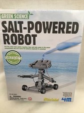 4M Green Science Salt Powered Robot KidzLabs Fun Science AGES 8 NEW