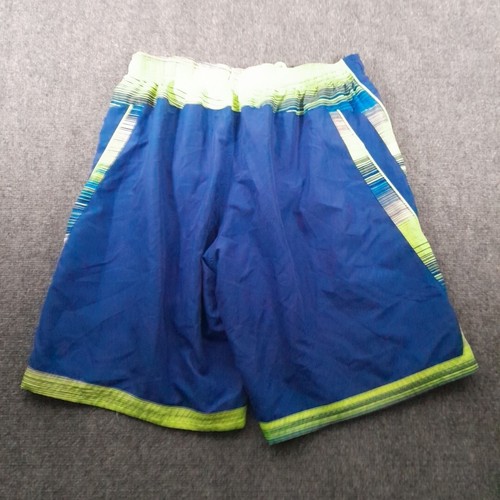 Pantalones Cortos Nike Para Hombre XL Azul Multicolor Rayas Malla Forrados Better World Athleisure - Imagen 2 de 10